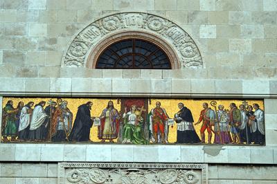 A Pannonhalmi Bencés Főapátság-stock-foto