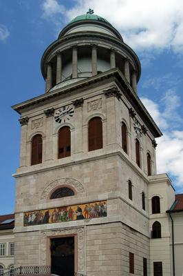 A Pannonhalmi Bencés Főapátság-stock-foto