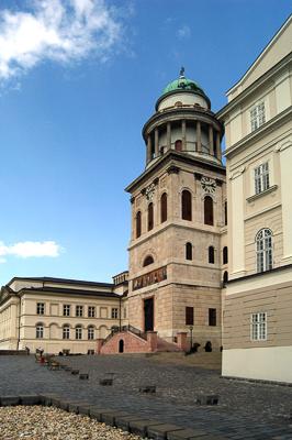 A Pannonhalmi Bencés Főapátság-stock-foto