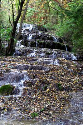 A Fátyol-vízesés a Szalajka-völgyben-stock-foto