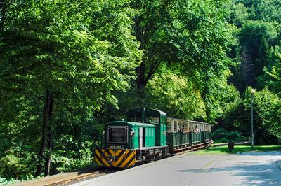 Lillafüredi Állami Erdei Vasút-stock-foto