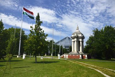 Az Ópusztaszeri Nemzeti Történeti Emlékpark-stock-foto