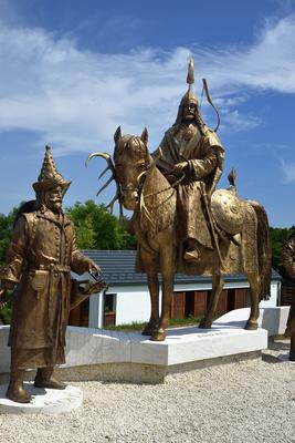 Ópusztaszeri Nemzeti Történeti Emlékpark-stock-foto