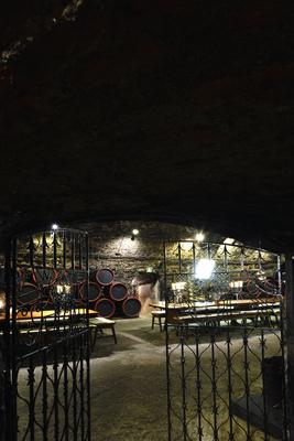 A Rákóczi pince Tokajban-stock-foto