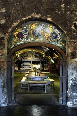 A Rákóczi pince Tokajban-stock-foto