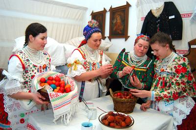 Húsvét Bujákon-stock-foto