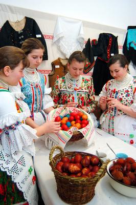 Húsvét Bujákon-stock-foto