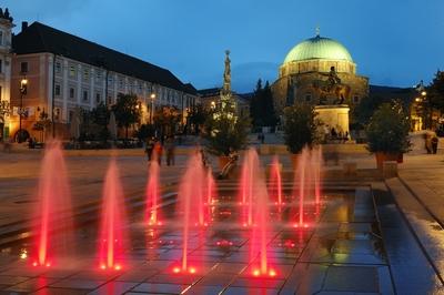 Pécs - Széchenyi tér-stock-foto