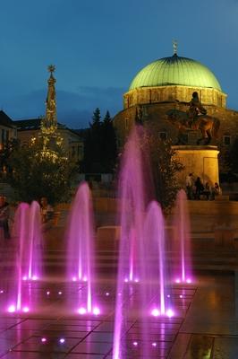 Pécs - Széchenyi tér-stock-foto