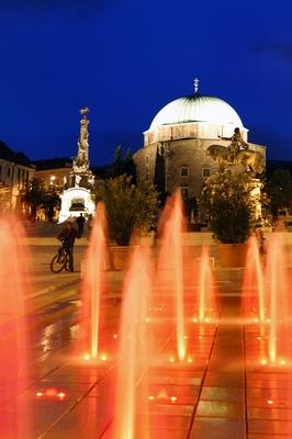 Pécs - Széchenyi tér-stock-foto