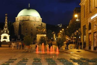 Pécs - Széchenyi tér-stock-foto