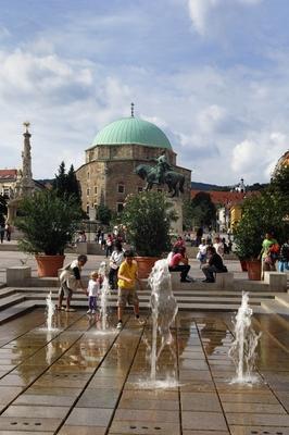 Pécs - Széchenyi tér-stock-photo