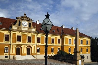 Pécs - Püspöki palota-stock-photo