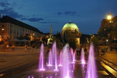 Pécs - Széchenyi tér-stock-photo