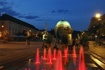 Pécs - Széchenyi tér-stock-foto