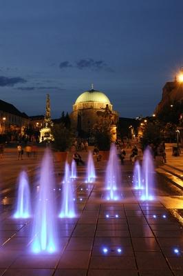 Pécs - Széchenyi tér-stock-foto