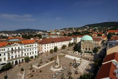 Pécs - Széchenyi tér-stock-foto