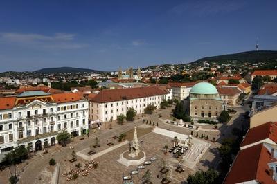 Pécs - Széchenyi tér-stock-photo