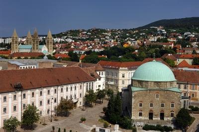 Pécs - Széchenyi tér-stock-foto