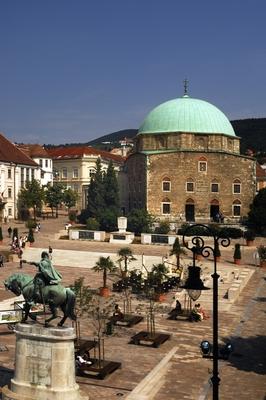 Pécs - Széchenyi tér-stock-foto