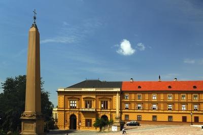 Pécs - Püspöki palota-stock-foto