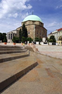 Pécs - Széchenyi tér-stock-foto