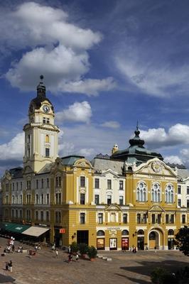 Pécs - Széchenyi tér-stock-photo
