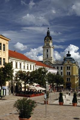 Pécs - Széchenyi tér-stock-photo