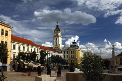 Pécs - Széchenyi tér-stock-photo
