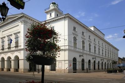 Miskolc - Nemzeti Színház-stock-foto