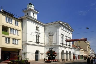 Miskolc - Nemzeti Színház-stock-foto