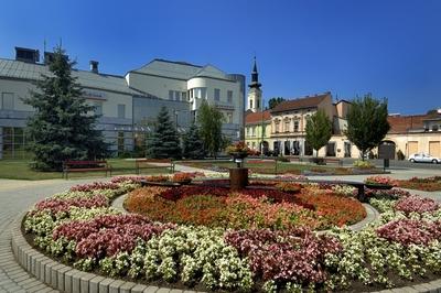 Miskolc - Dísz tér-stock-foto