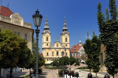 Miskolc - Hősök tere-stock-foto