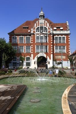 Miskolc - Hősök tere-stock-foto