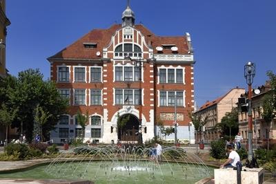 Miskolc - Hősök tere-stock-foto