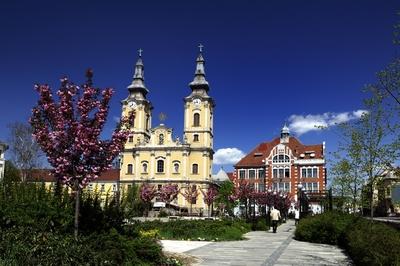 Miskolc - Hősök tere-stock-foto