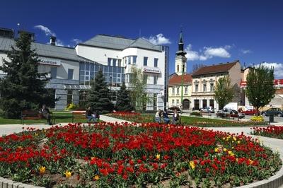Miskolc - Dísz tér-stock-foto