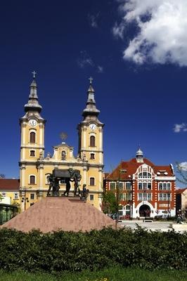 Miskolc - Hősök tere-stock-foto