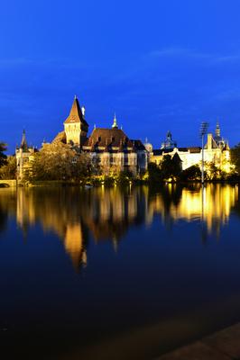 Budapest, Vajdahunyad vára-stock-foto