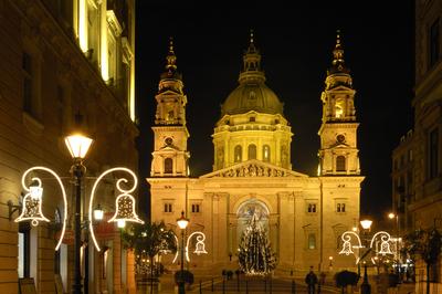 Budapest, Szent István-bazilika-stock-foto