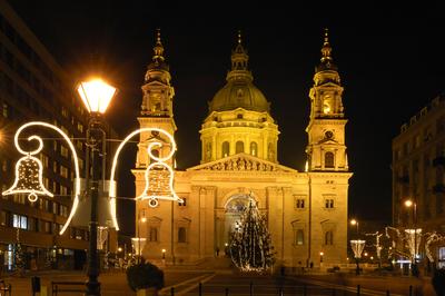 Budapest, Szent István-bazilika-stock-foto
