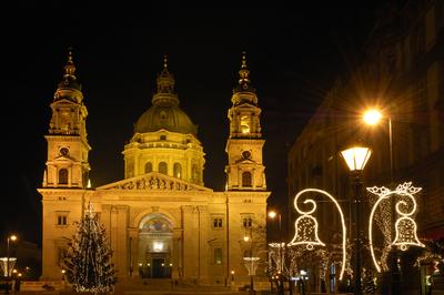 Budapest, Szent István-bazilika-stock-foto