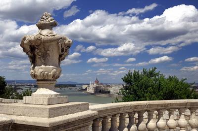 Budapest, Budai Vár (Budavári Palota)-stock-foto