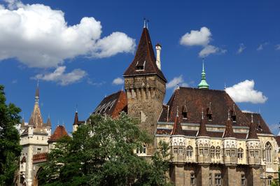 Budapest, Vajdahunyad vára-stock-foto