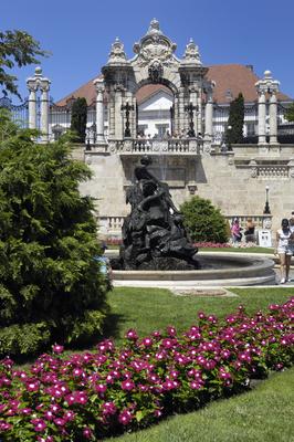 Budapest, Budai Vár (Budavári Palota)-stock-foto