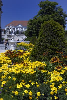 Budapest, Budai Vár (Budavári Palota)-stock-foto
