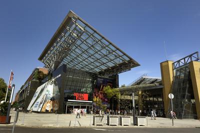 Budapest, WestEnd City Center bevásárlóközpont-stock-foto