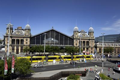 Budapest, Nyugati pályaudvar-stock-foto