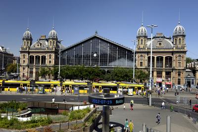 Budapest, Nyugati pályaudvar-stock-foto