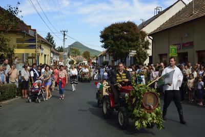 Szüreti felvonulás Badacsonyban-stock-foto